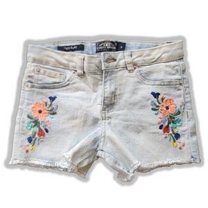 Girls Lucky Brand Flower Shorts Size 10
